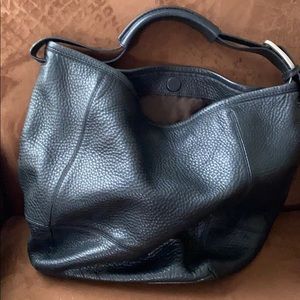 Cole Haan black bucket bag